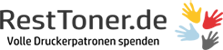 Logo von RestToner.de - Volle Druckerpatronen spenden